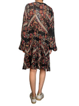 Vestido fibras metalizadas