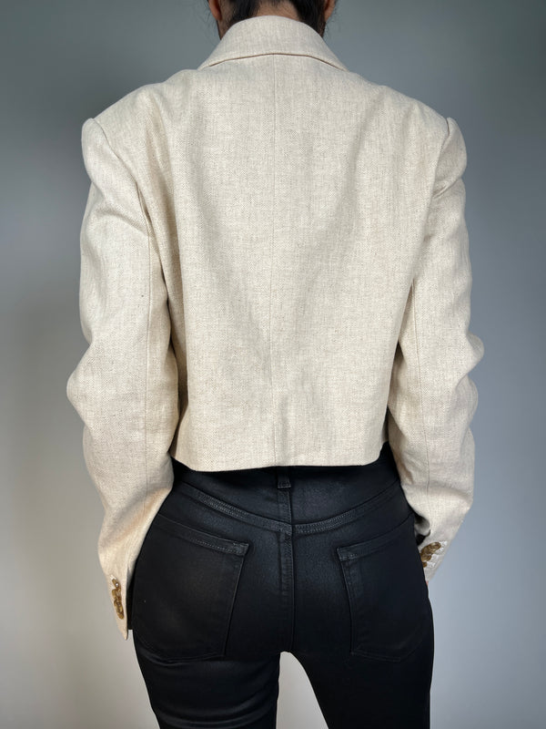 Blazer Corto Lino