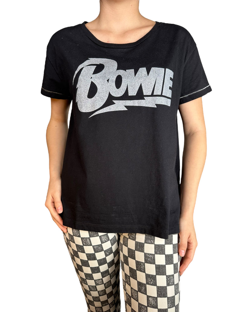 Polera Bowie Glitter Rock