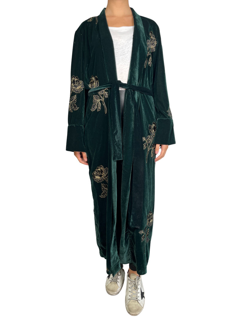 Kimono Velvet Bordado ZARA – Market People