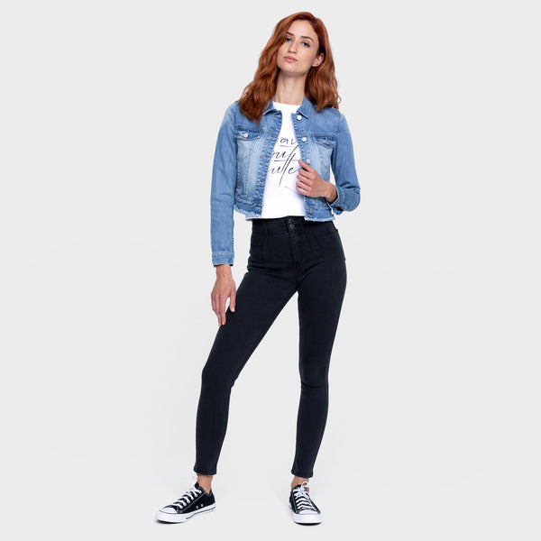 Jacket Denim Baker Destroyer Blue