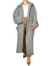Abrigo Oversize Textura Jaspeada