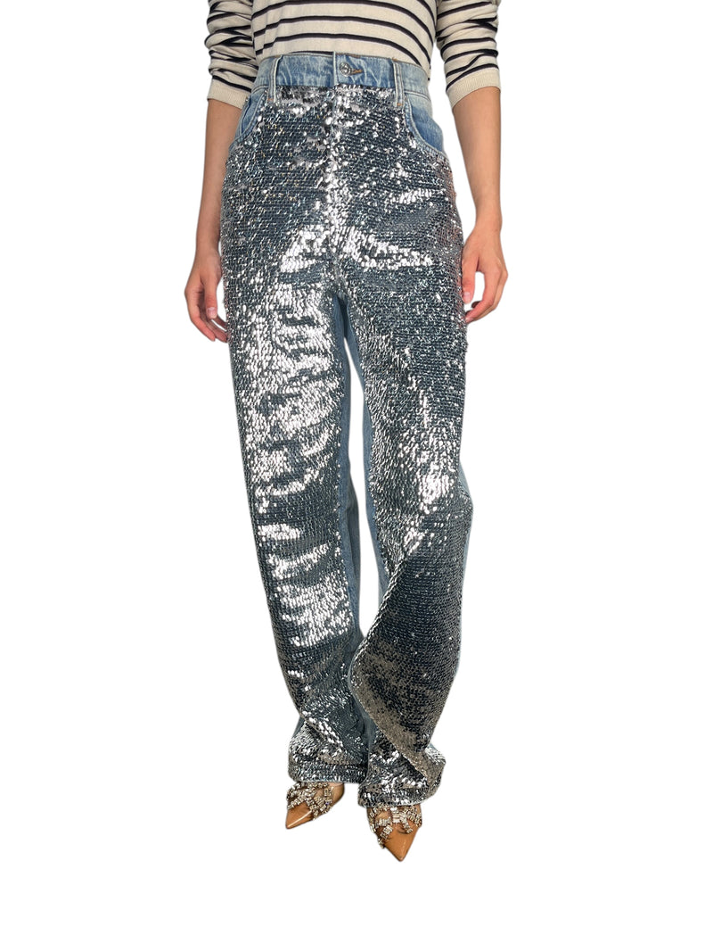 Jeans Sequinned Lentejuelas