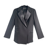 Blazer Solapas Satinadas