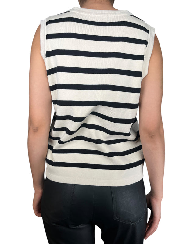 Sweater Rayas Sin Manga