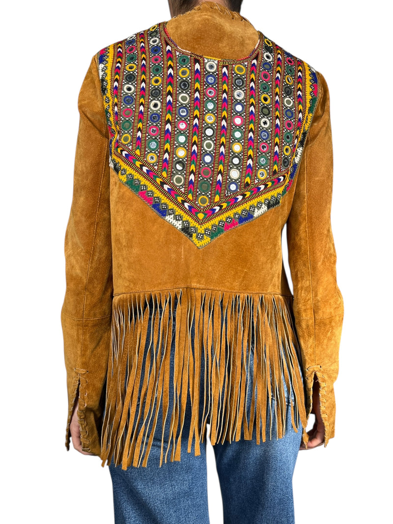 Chaqueta Cuero Gamuza