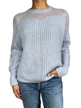 Sweater Tejido Azul Claro