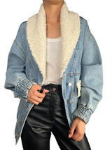 Chaqueta Sherpa Denim