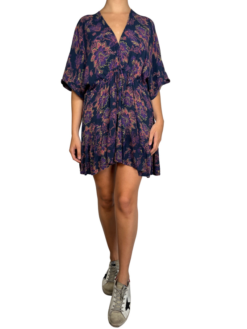 Vestido Viscosa Flores