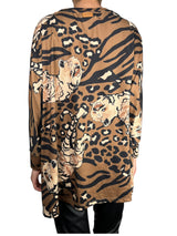 Polera Animal Print Oversize