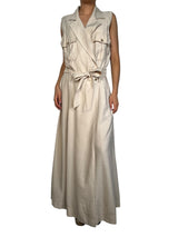 Vestido Beige Sin Mangas