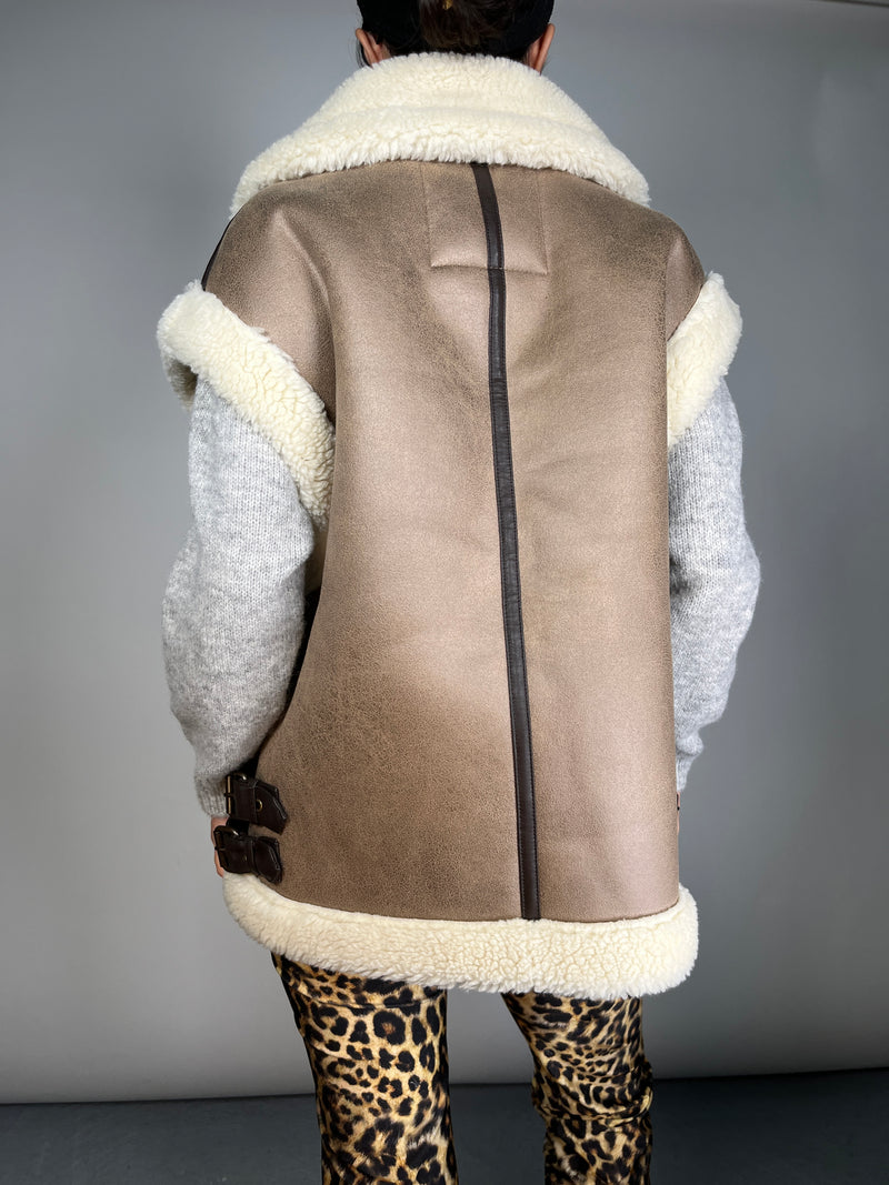 Chaqueta Ecocuero Con Chiporro