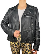Chaqueta Cuero Tachas