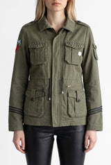 Chaqueta Utility Tachas