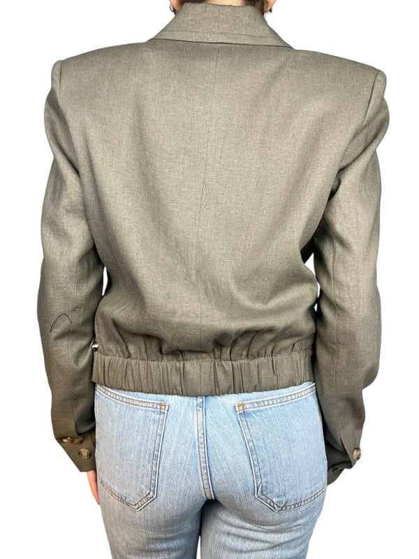 Blazer Lino Crop