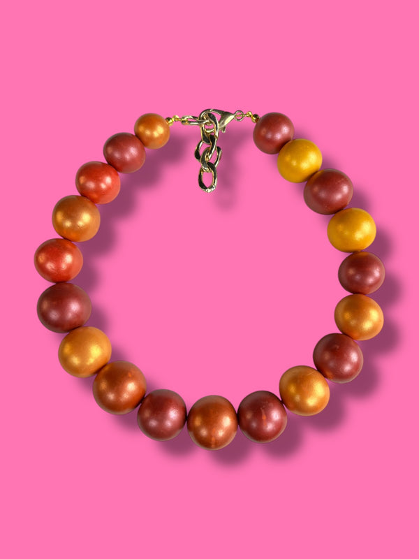 Collar Esferas Multicolor