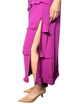 Vestido Morado Vuelos