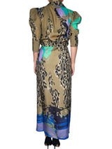 Vestido Animal Mint