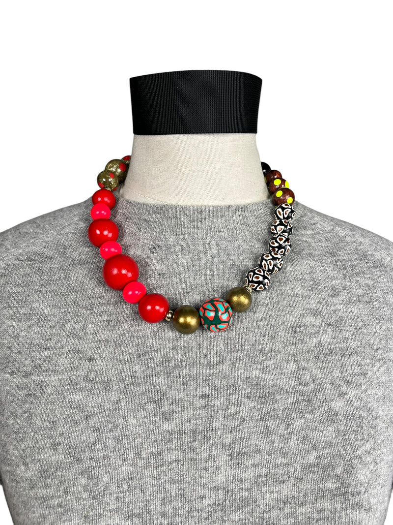 Collar Esferas Multicolor
