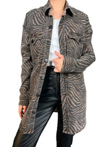 Sobrecamisa Chocolate Cebra