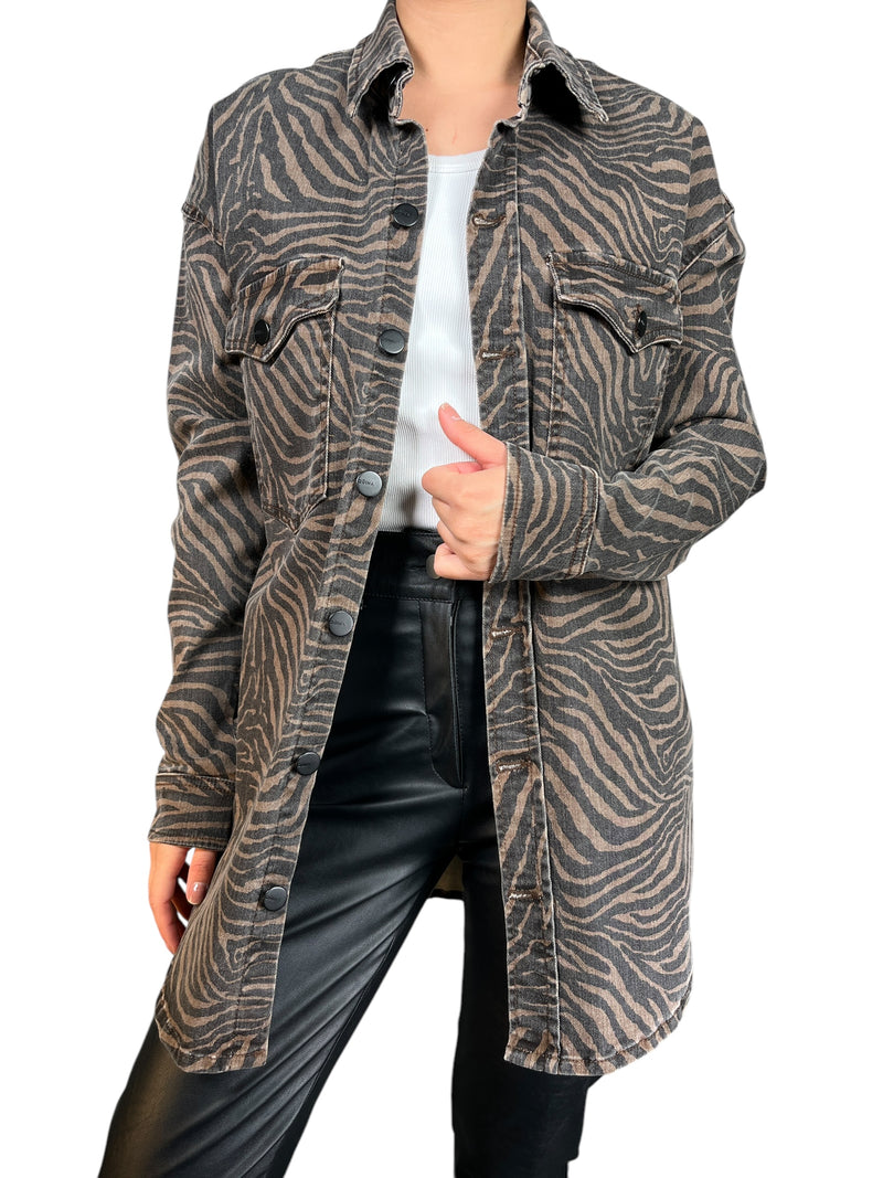 Sobrecamisa Chocolate Cebra