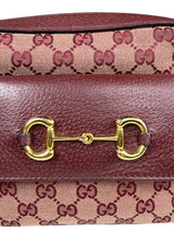 Bandolera Monogram Burdeo