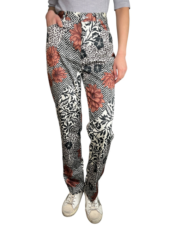 Pantalón Estampado Viscosa