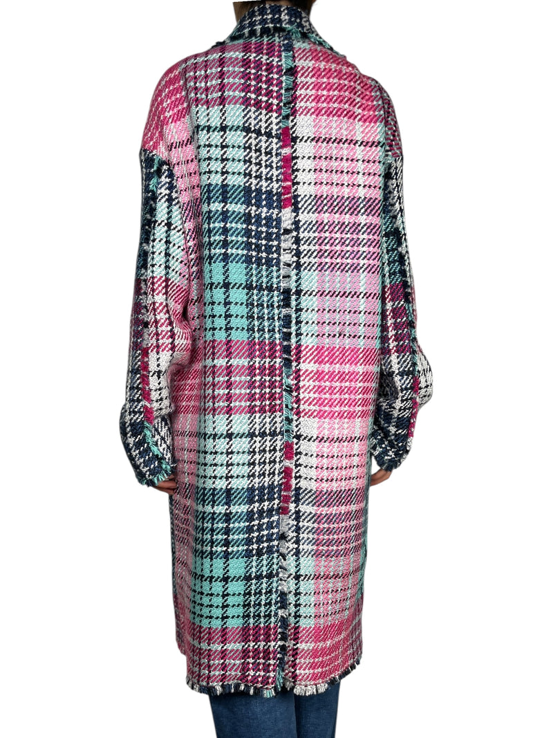 Abrigo Houndstooth Multicolor