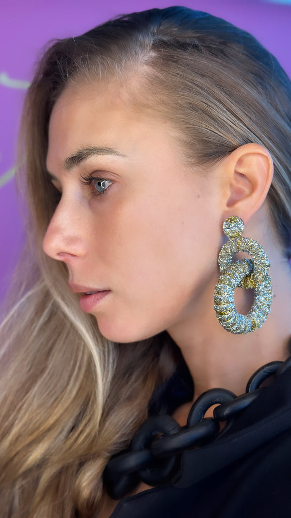 Aros Lurex Silver y Gold