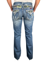 Jeans Rectos Tiro Bajo