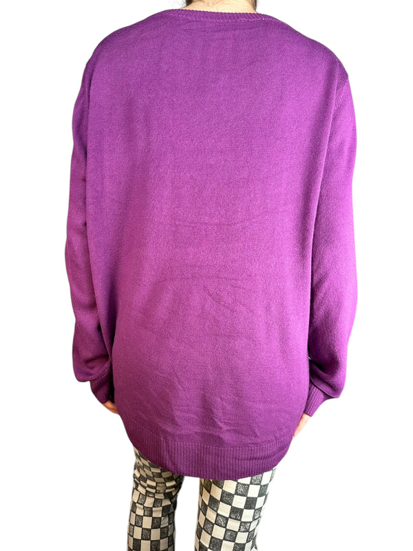 Sweater Morado PLUS SIZE