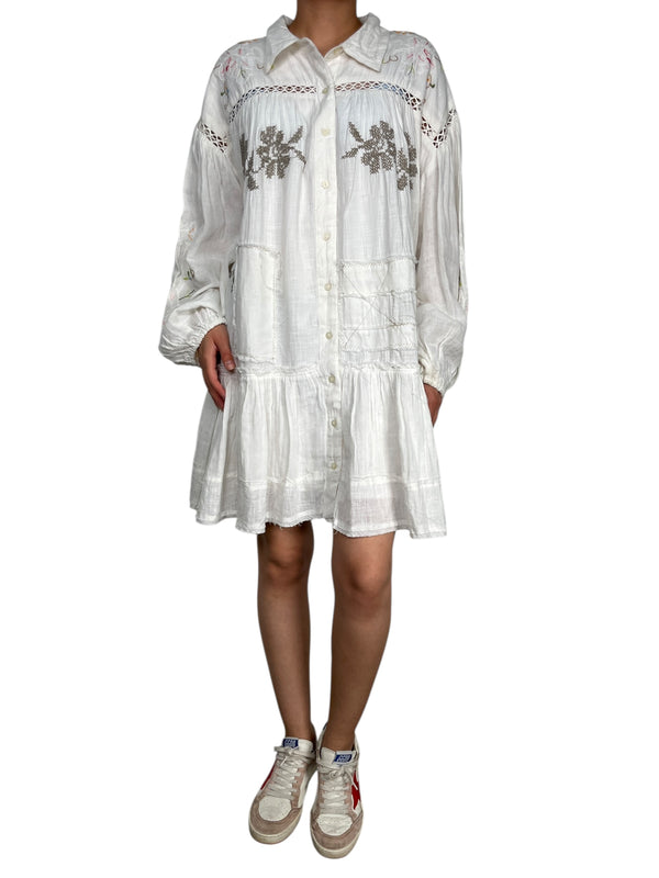 Vestido Bordado Oversize