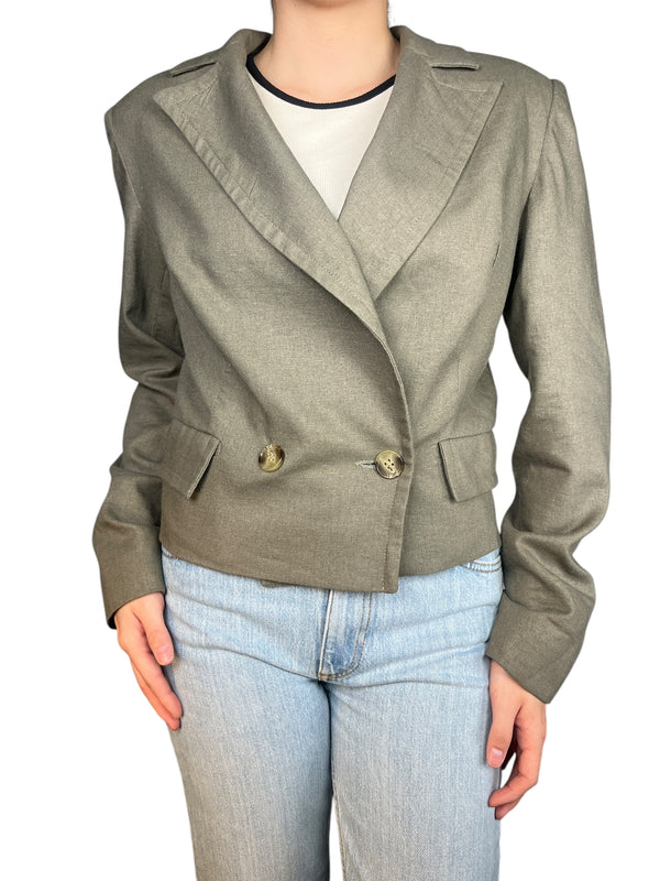 Blazer Lino Crop