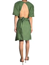 Vestido Verde Lino