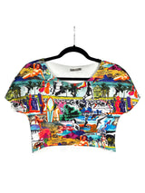 Crop Top Collage Vintage