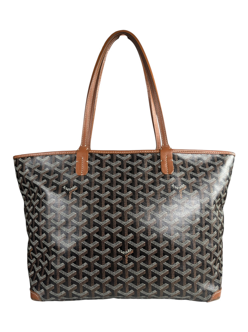 Cartera Goyardine Artois PM Noir Et Nat
