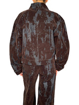 Chaqueta Devoré Denim