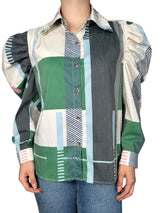 Blusa Manga Globo