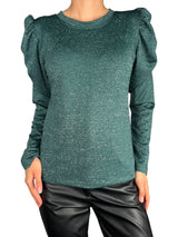 Polera Verde Brillos