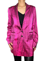 Blazer Animal Print Fucsia