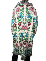 Cárdigan Floral Intarsia