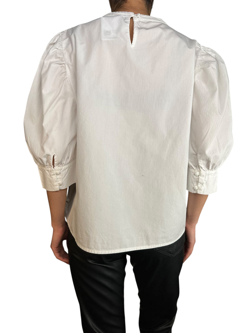 Blusa Manga Abullonada 