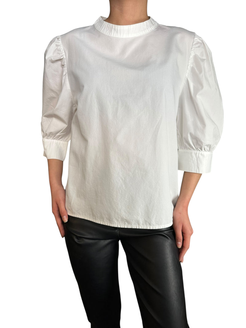 Blusa Manga Abullonada 