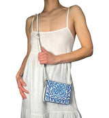 Bandolera Mini Sicily Majolica Azul