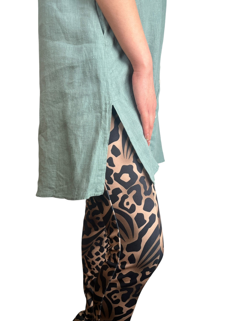 Blusas Lino Tajos