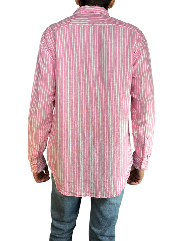 Camisa Lino Rayas