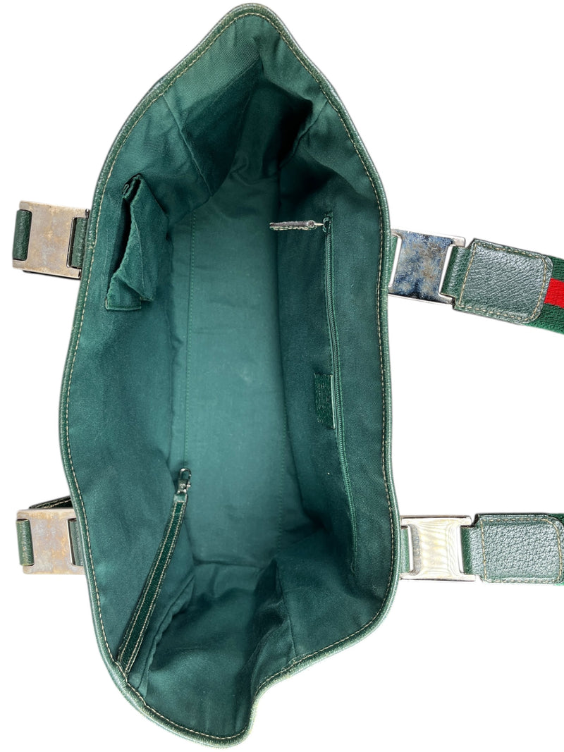 Cartera GG Canvas Web Sherry Line