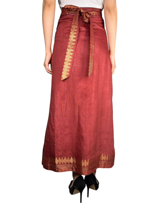 Falda Wrap Terracota