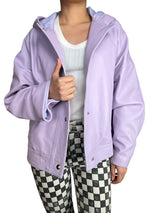 Chaqueta Cuero Lila
