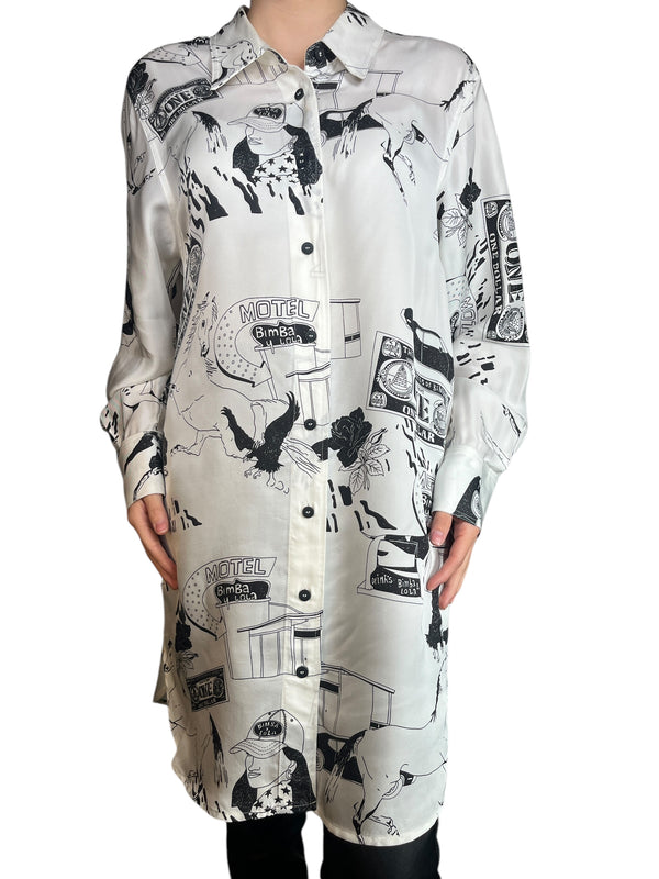 Blusa Viscosa Maxi